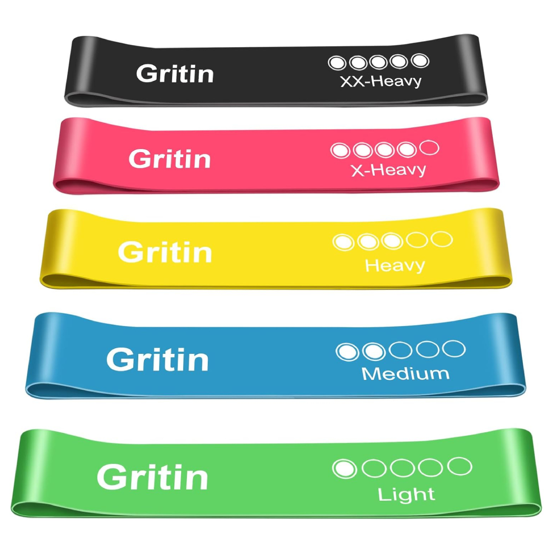 gritin resistance bands portable workout set