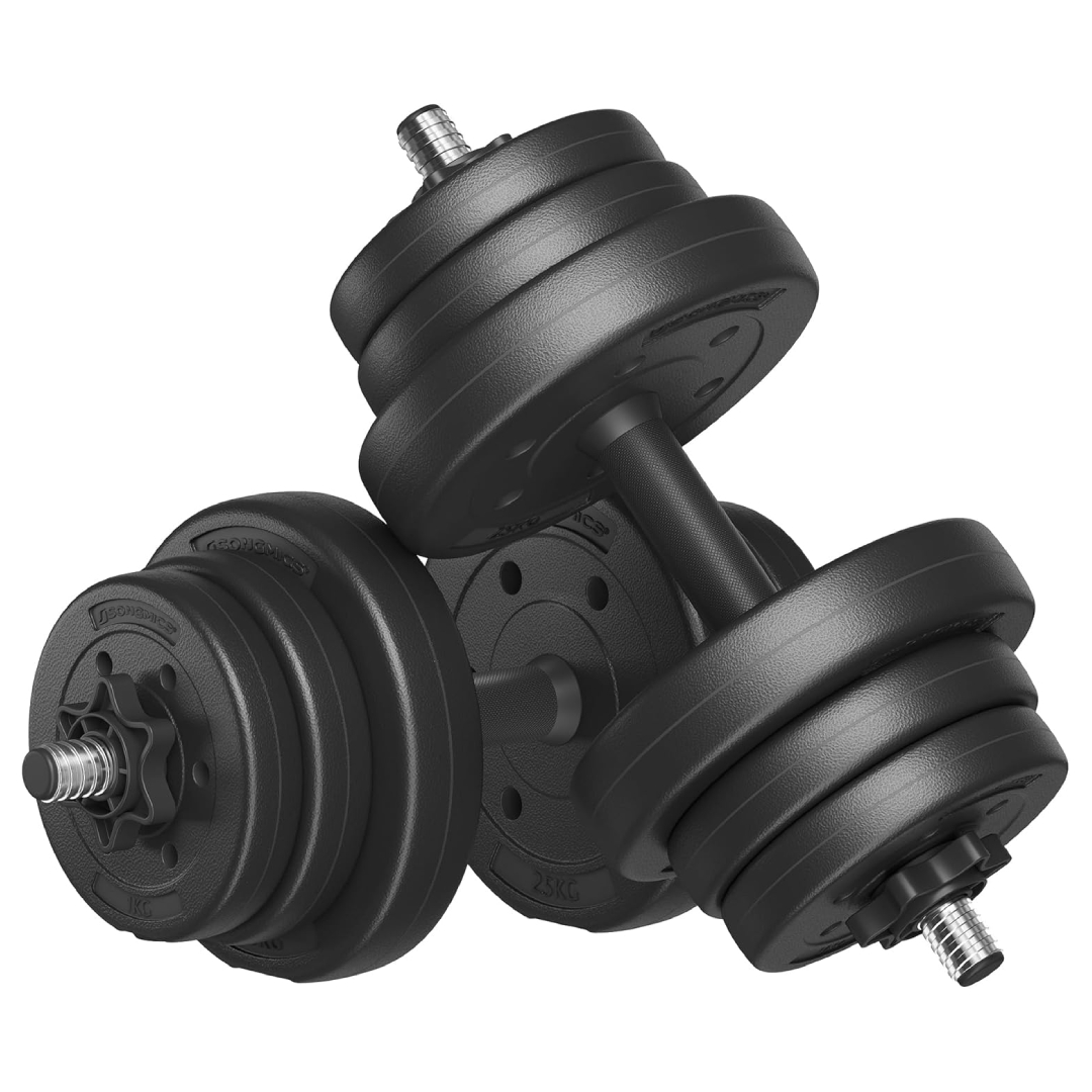 SONGMICS adjustable dumbbell set 30kg