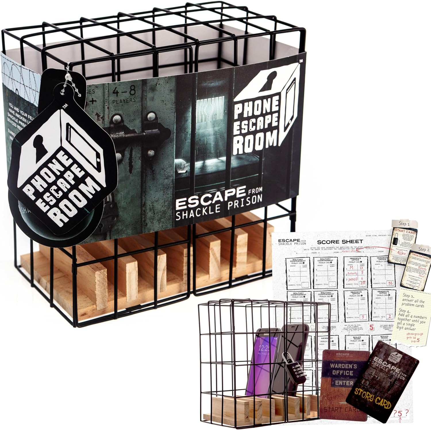 Boxer Gifts Phone Escape Room Fun Family Games for Kids and Adults, Birthday for Kids