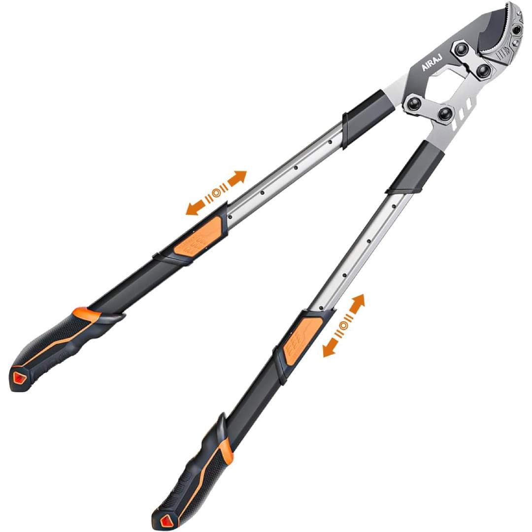 AIRAJ Telescopic Anvil Loppers 68-88cm