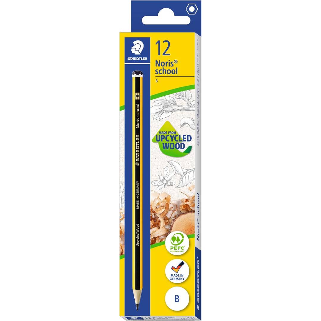 STAEDTLER 121-B Noris School Graphite Pencils - B Degree