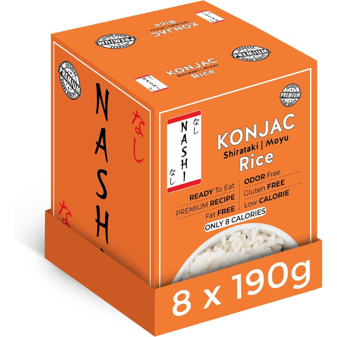 Nashi Shirataki Premium Konjac Rice – Low-Calorie
