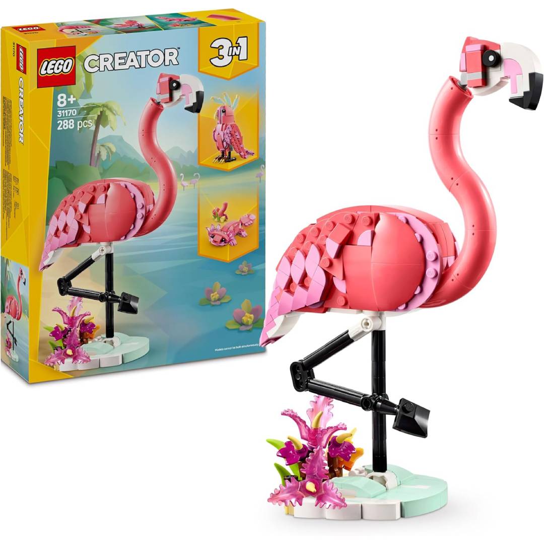 LEGO Creator 3in1 Wild Animals: Pink Flamingo Toy