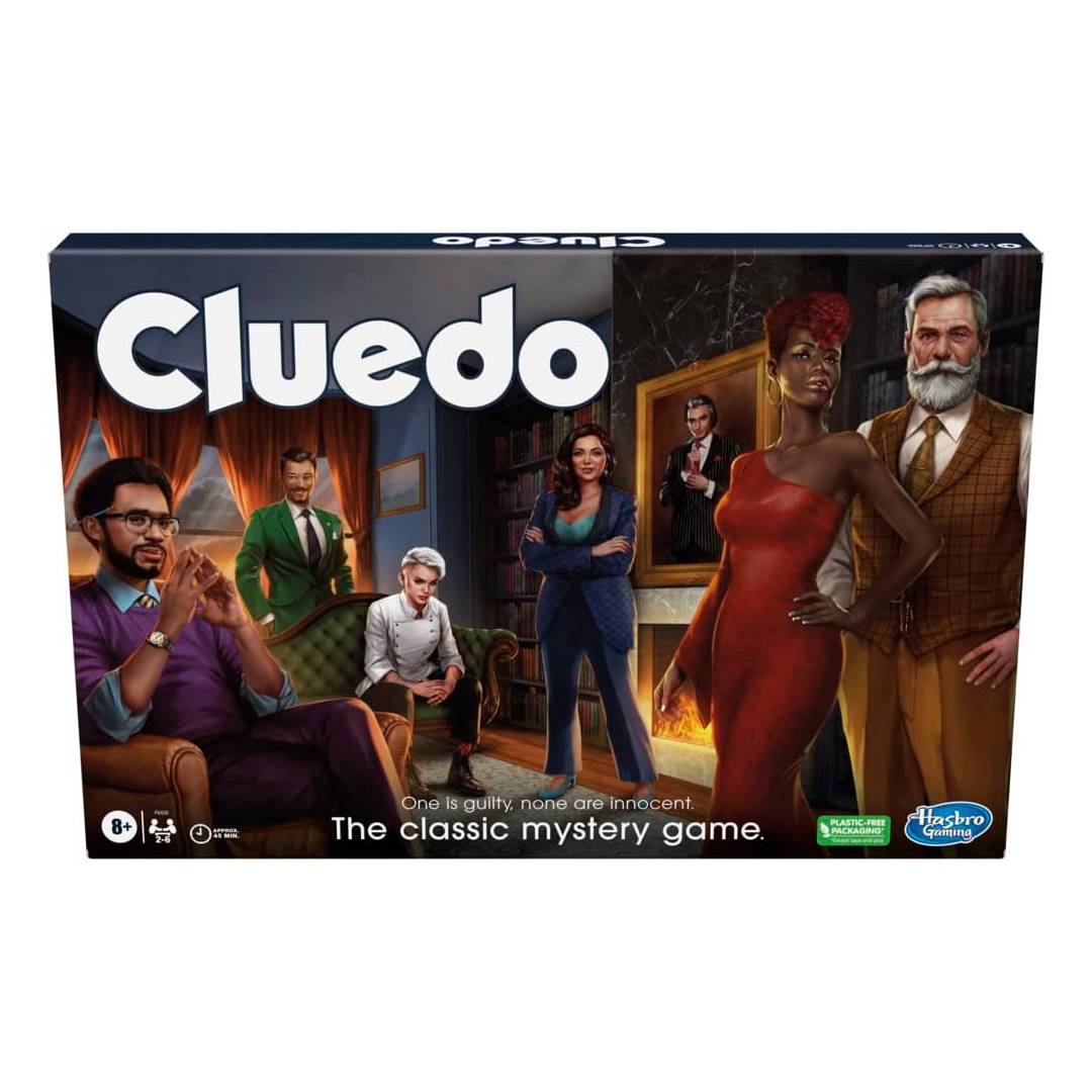 Hasbro Gaming Cluedo, Reimagined Classic for 2-6 Players