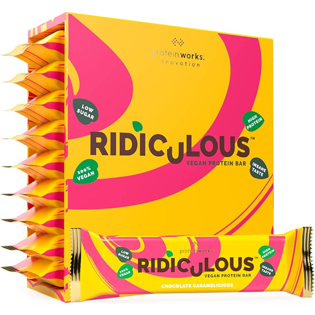 Ridiculous Vegan Protein Bar - Award Winning, Chocolate Caramelicious