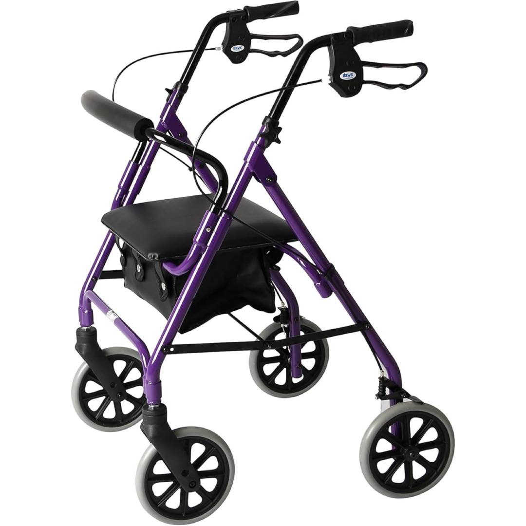 DAYS Lightweight Folding Rollator Walker
