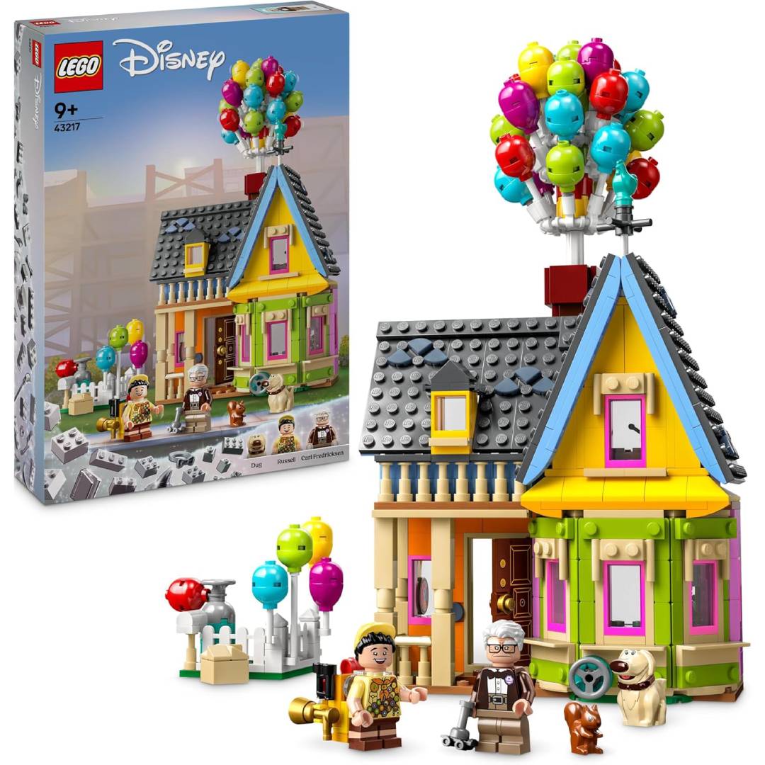 LEGO 43217 Disney & Pixar "Up" House Balloon Toy Mini Figures Carl, Russell and the Dug
