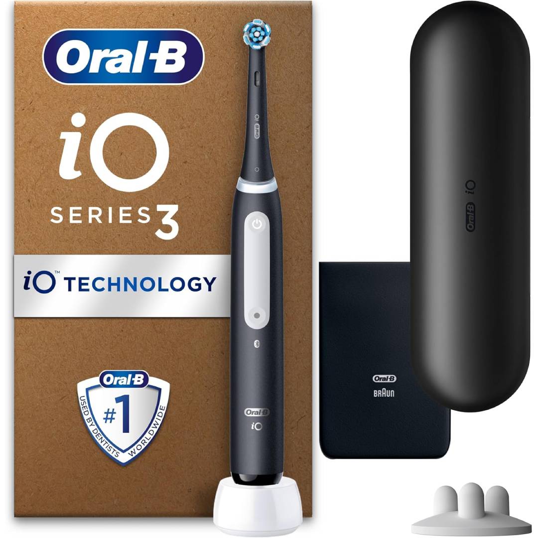 Oral B iO 3 Matt Black Ultimate Clean Electric Toothbrush