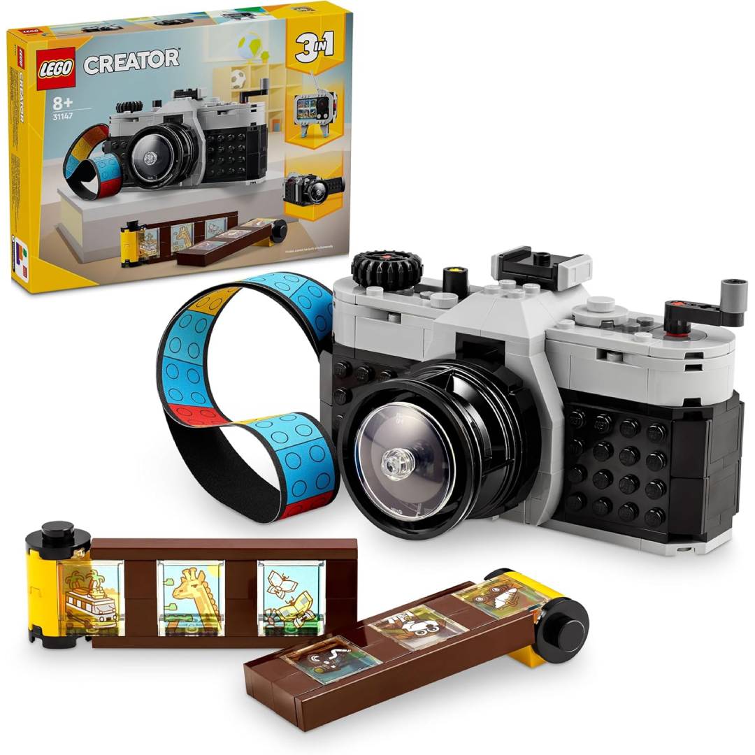 LEGO Creator 3in1 Retro Camera Toy to Video Camera to TV Set