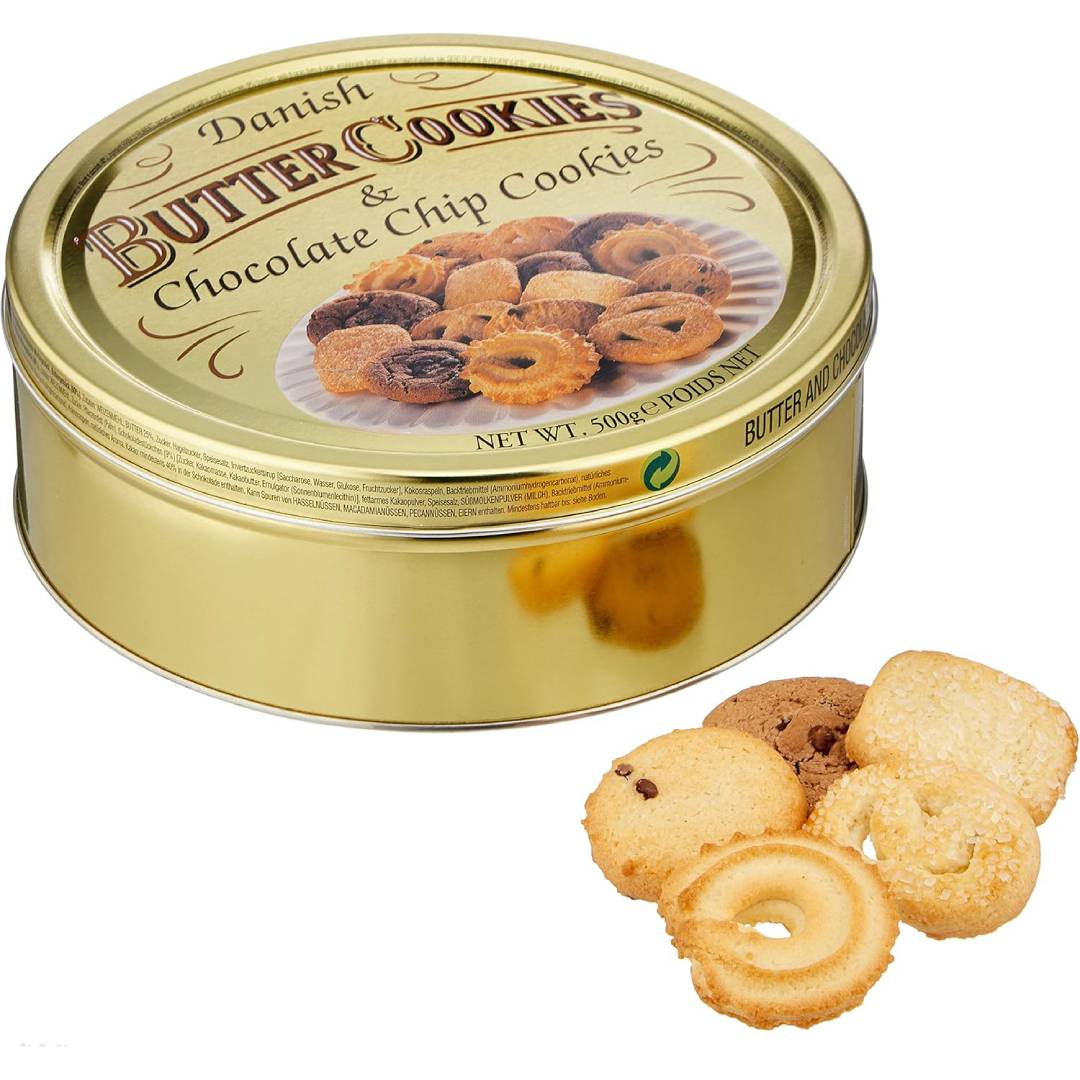 Danish Butter Cookies & Chocolate Chip Cookies