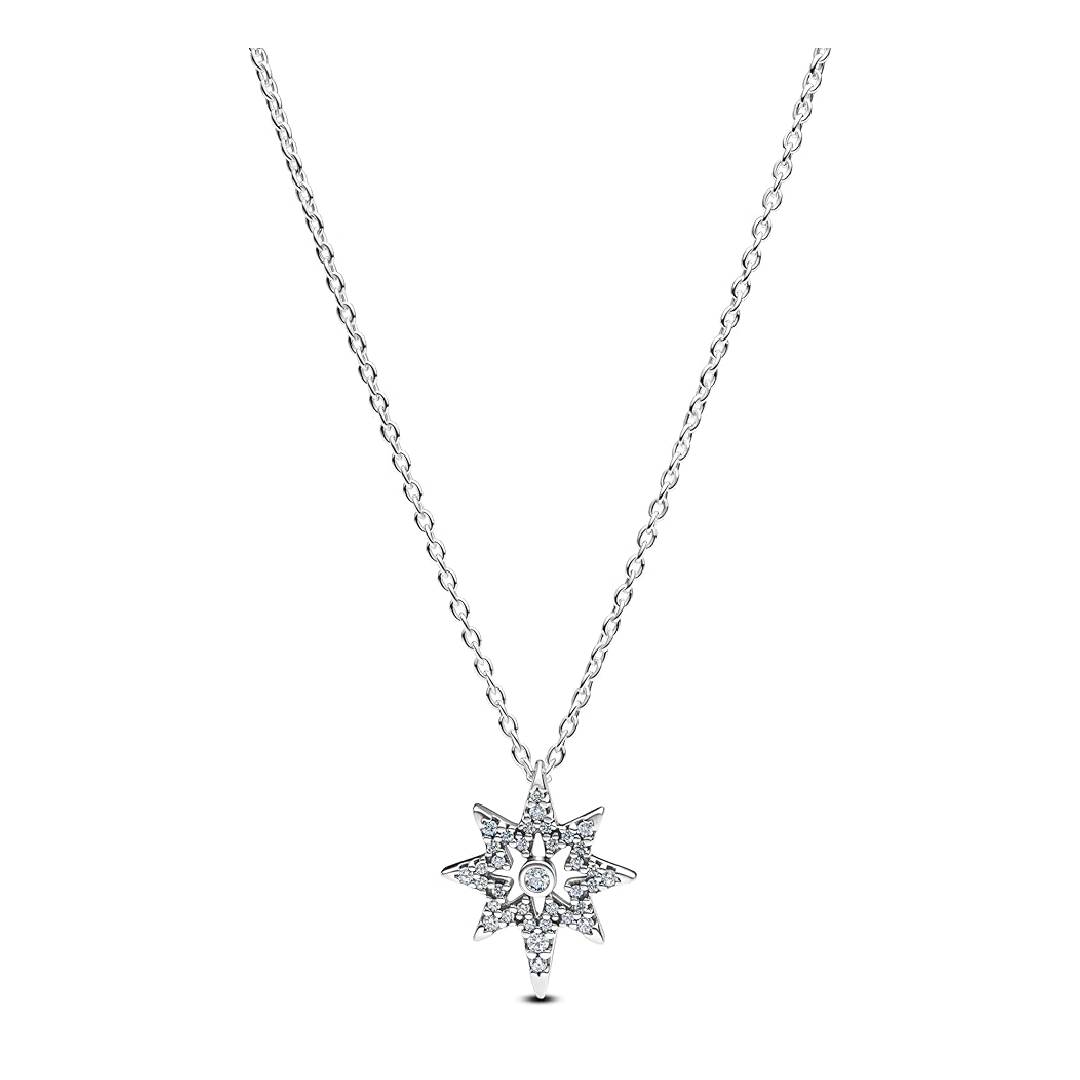 Pandora Women's Silver Necklace North Star 393600C01-45