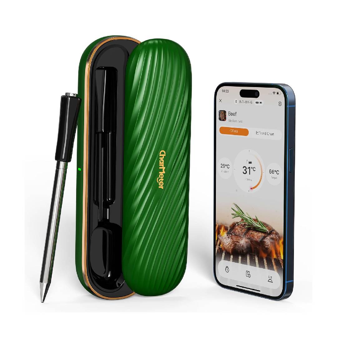 Wireless Meat thermometer,150m Range Bluetooth 5.1,Smart App Recipes