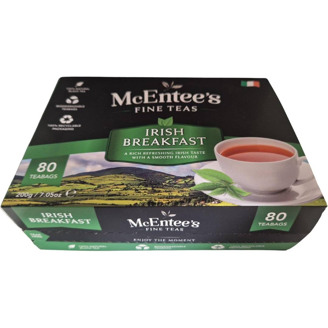 McEntee’s Irish Breakfast Tea Bags, 80 Tea Bags
