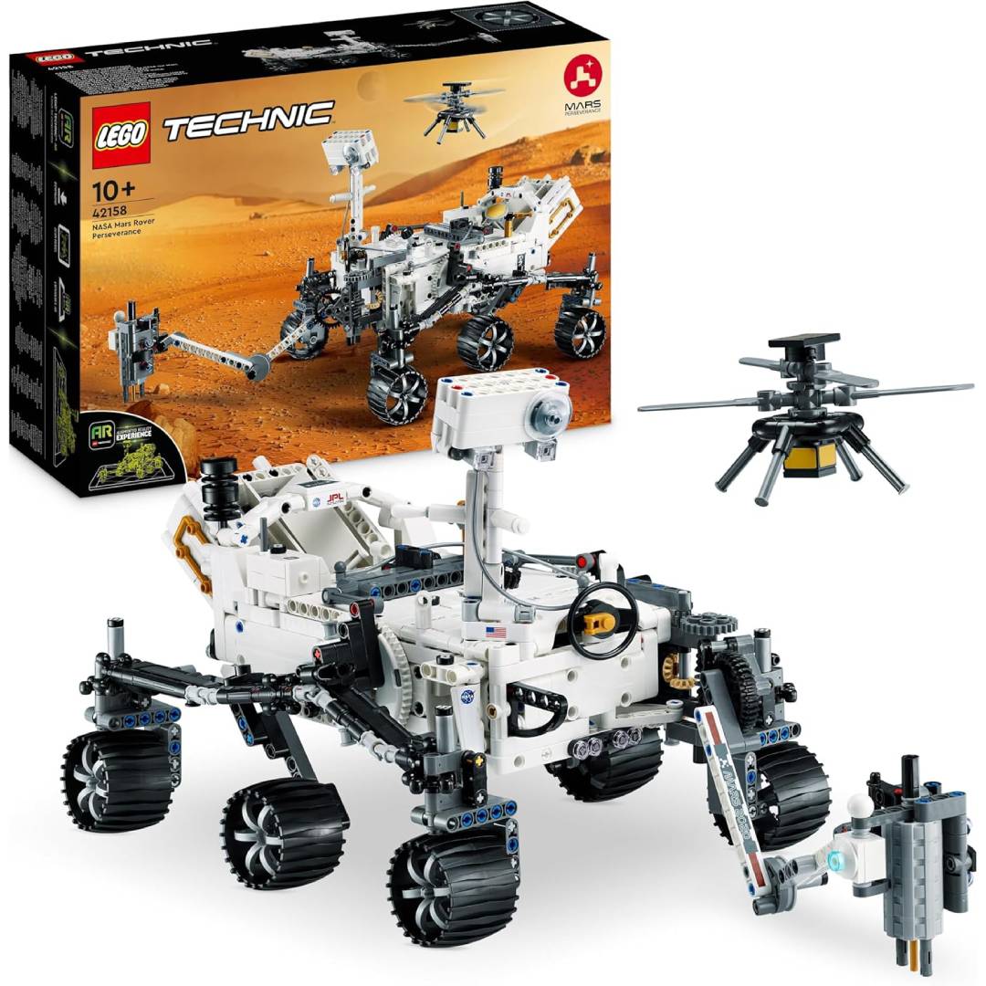 LEGO Technic NASA Mars Rover Perseverance Space Set with AR App Experience, Science Discovery Set