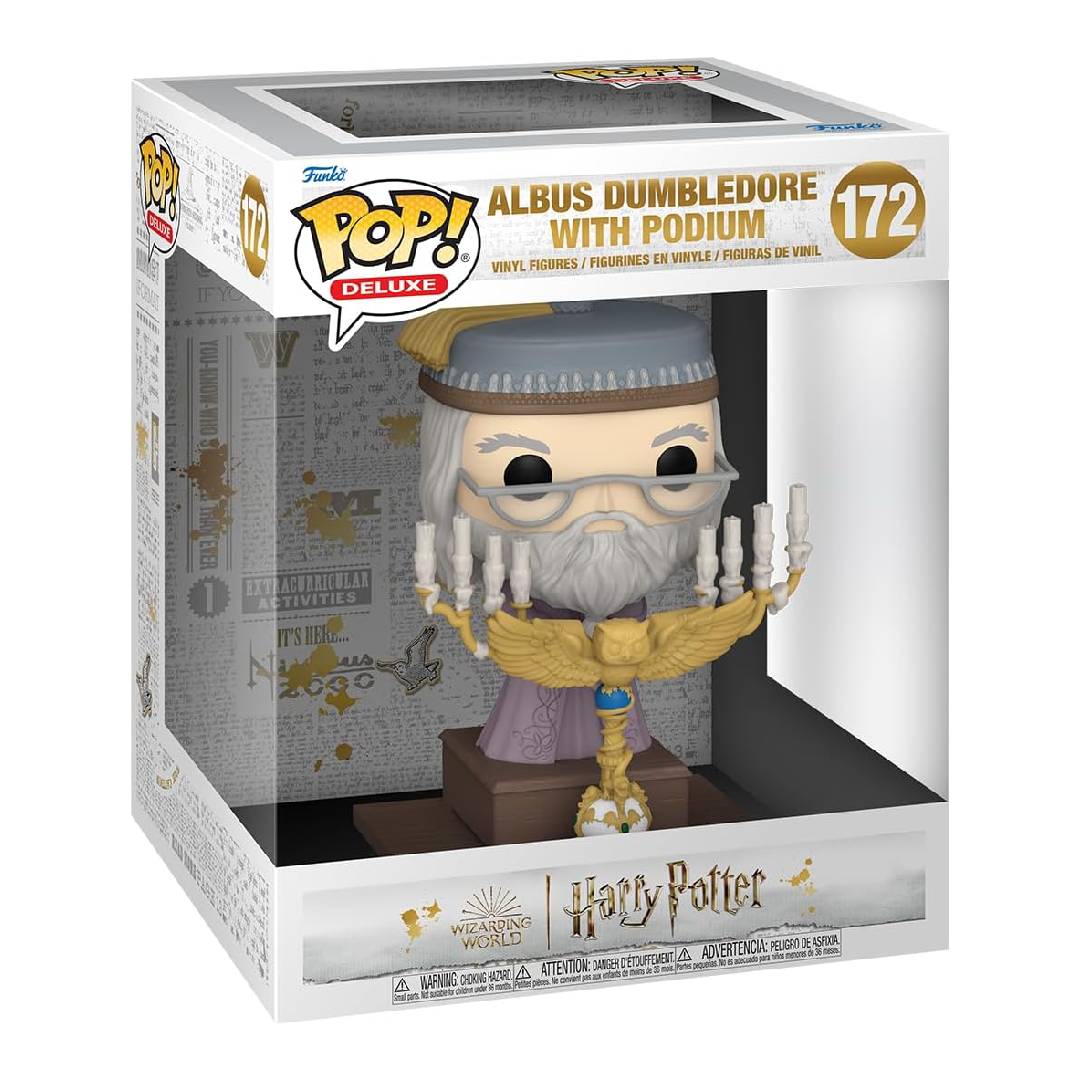 Funko POP! Deluxe: Harry Potter Prisoner of Azkaban - Albus Dumbledore with Podium
