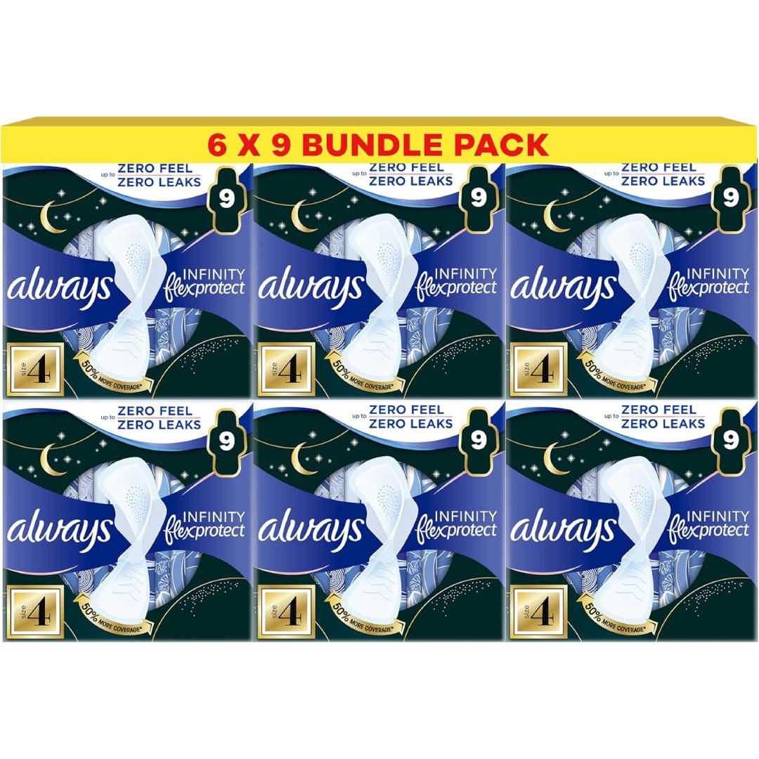 Always Infinity FlexProtect Sanitary Towels