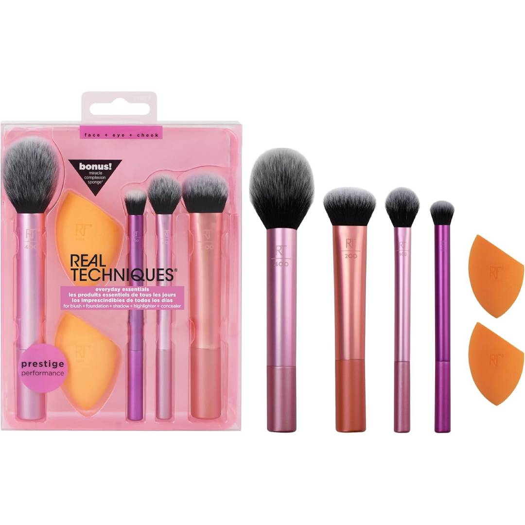 Real Techniques Everyday Essentials + Makeup Sponge Kit