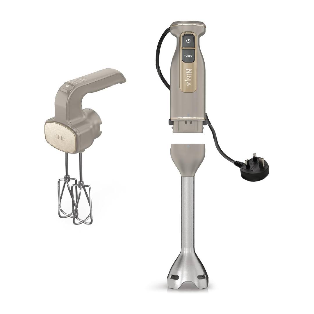 Ninja Foodi 3-in-1 Hand Blender, Hand Mixer & Chopper with Gradual Start