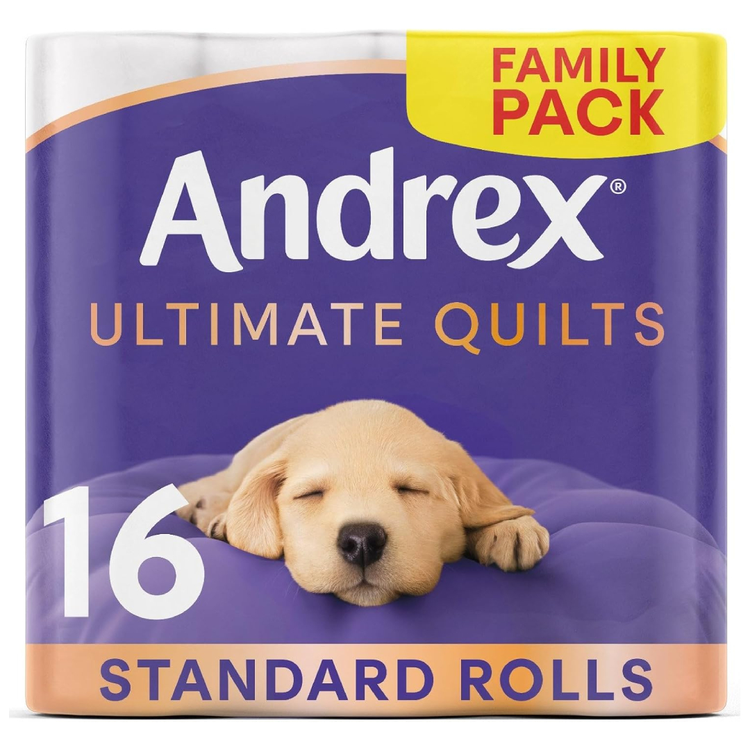 Andrex Supreme Quilts toilet paper 16 rolls