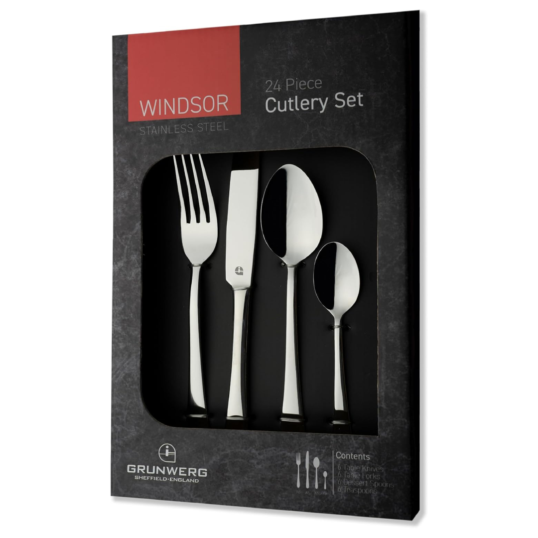 Grunwerg 24 piece cutlery set