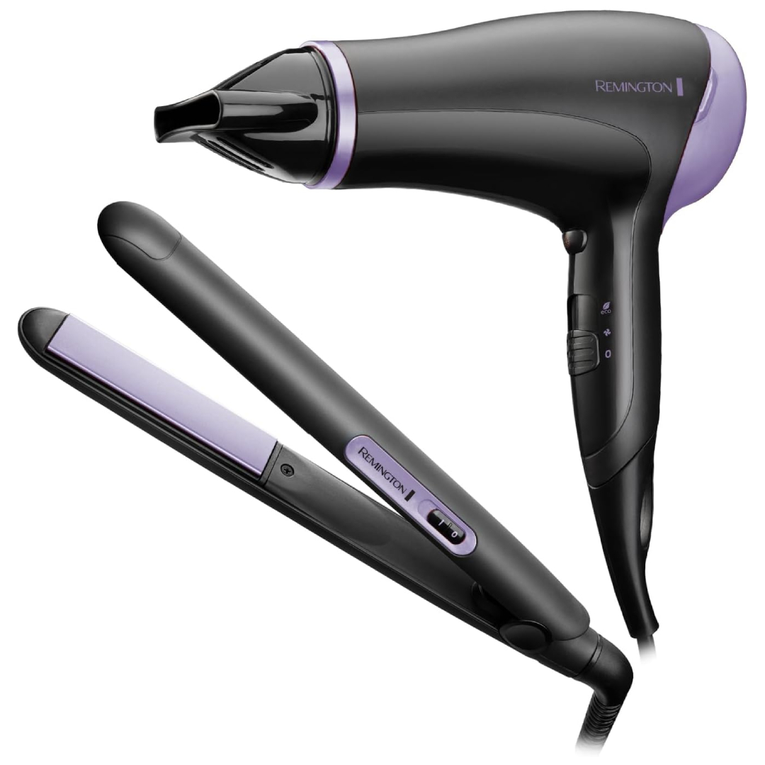 Remington hair care gift set dryer straightener