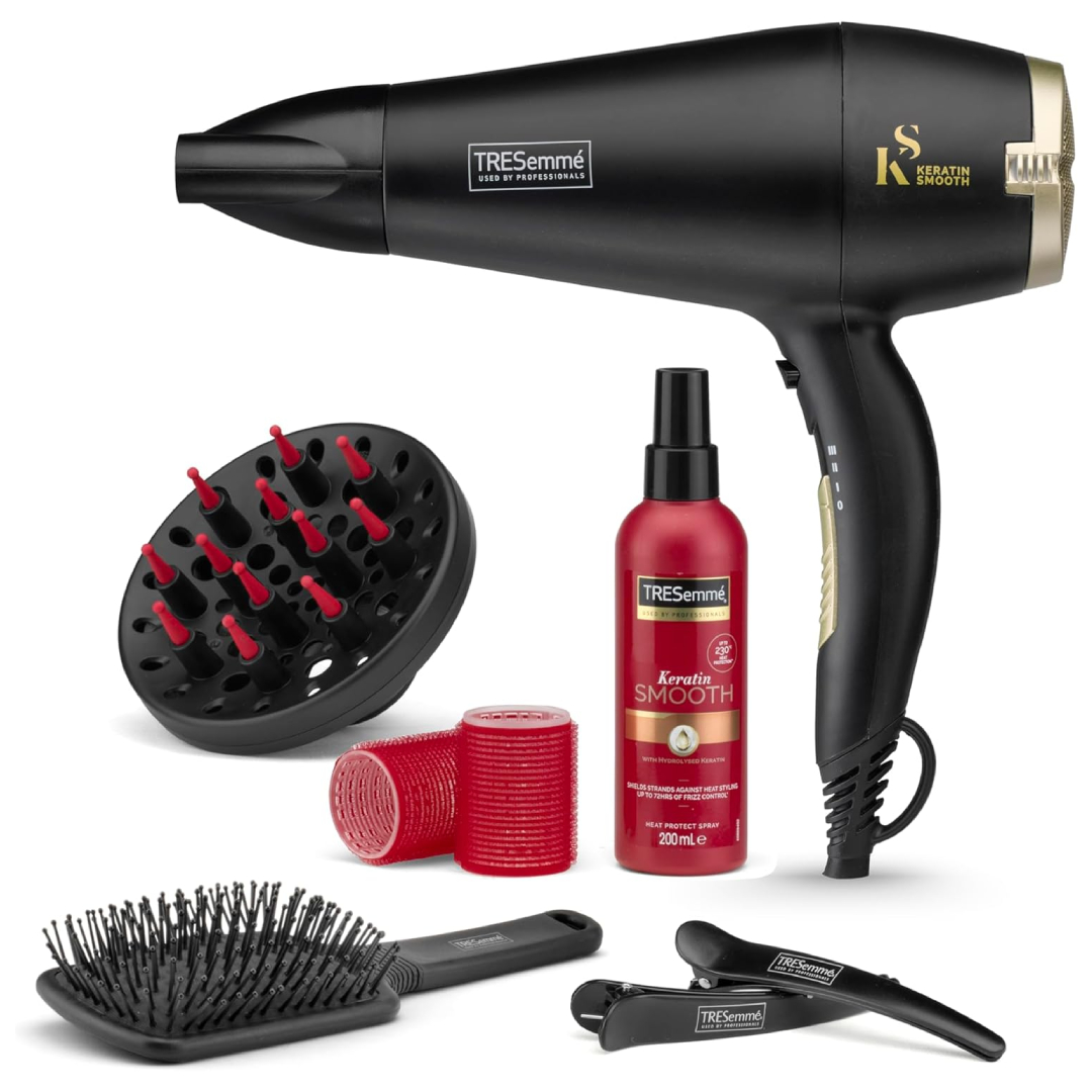 tresomme keratin smooth hair dryer gift set