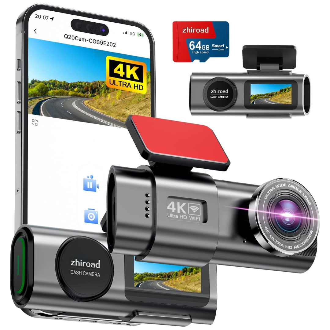 4K WiFi dashcam