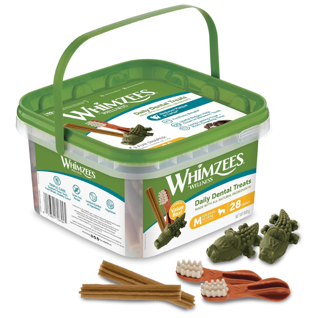 WHIMZEES dental chews medium dogs