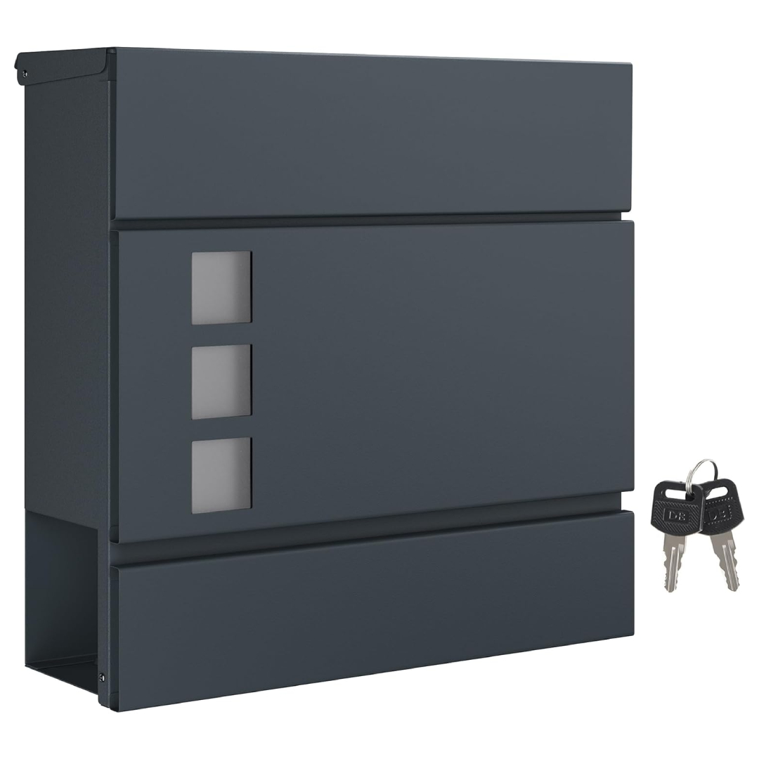 SONGMICS modern lockable mailbox