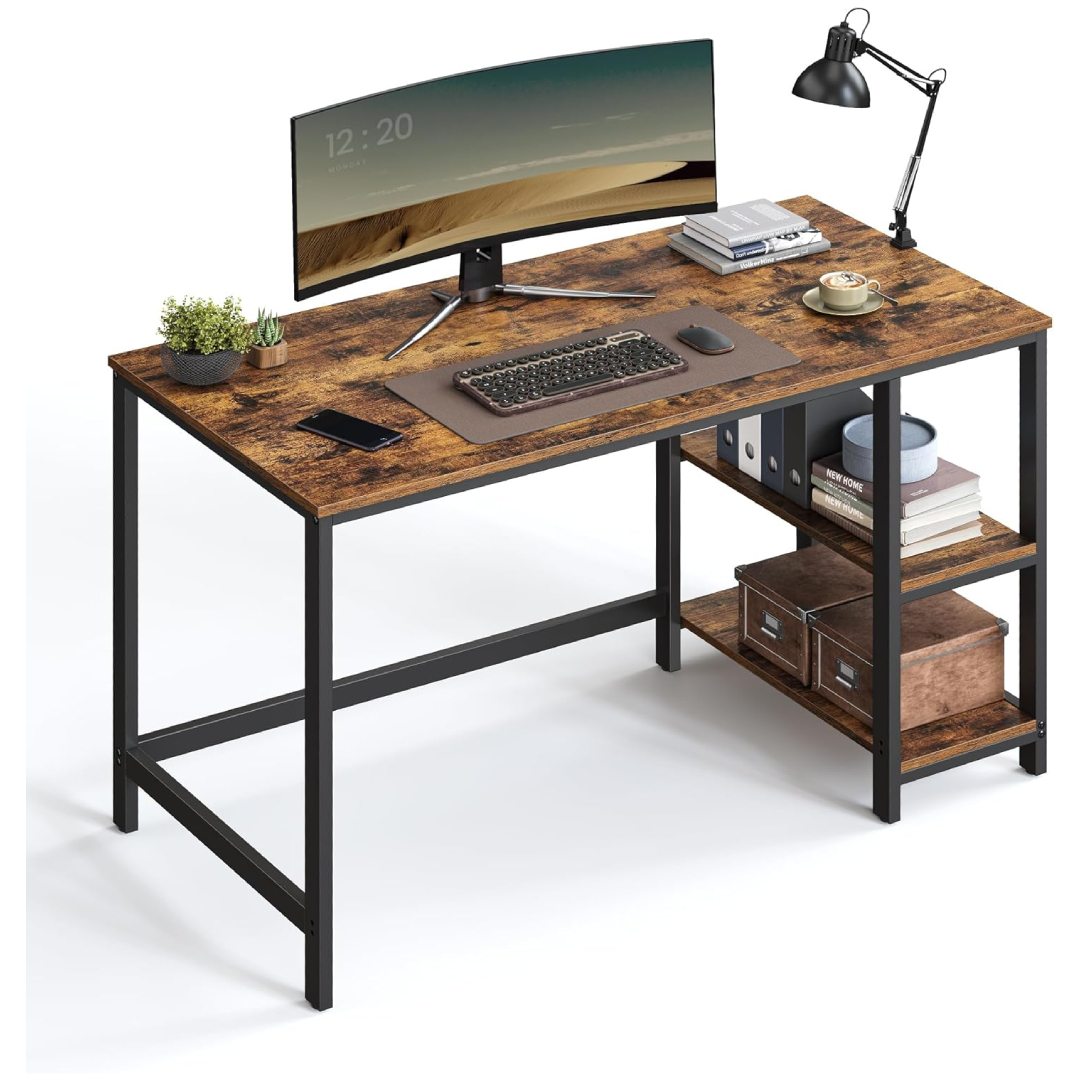 VASAGLE computer desk with shelves