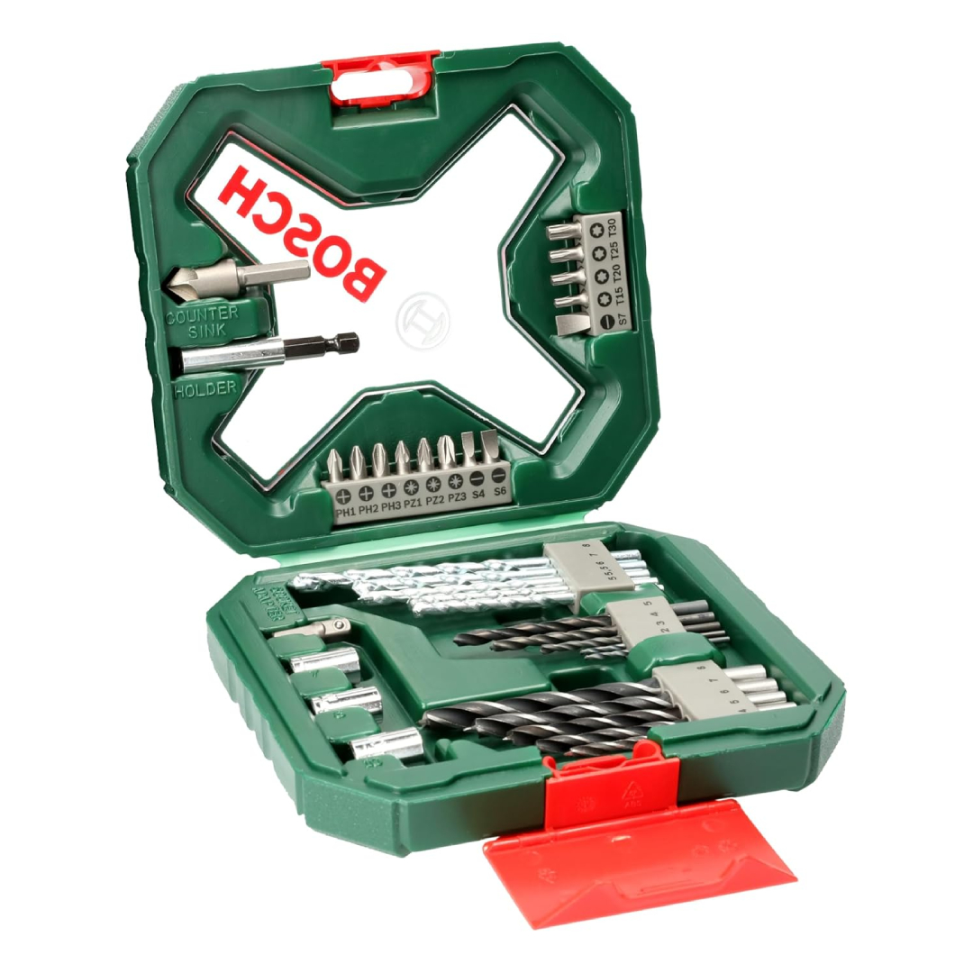 Bosch 34 piece X Line drill and screwdriver set