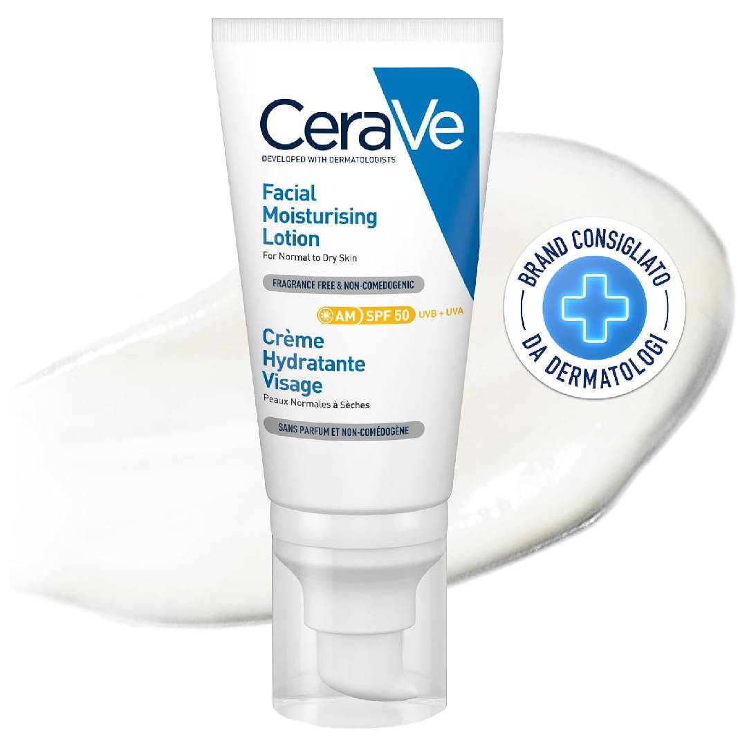 CeraVe AM Facial Moisturising Lotion SPF50