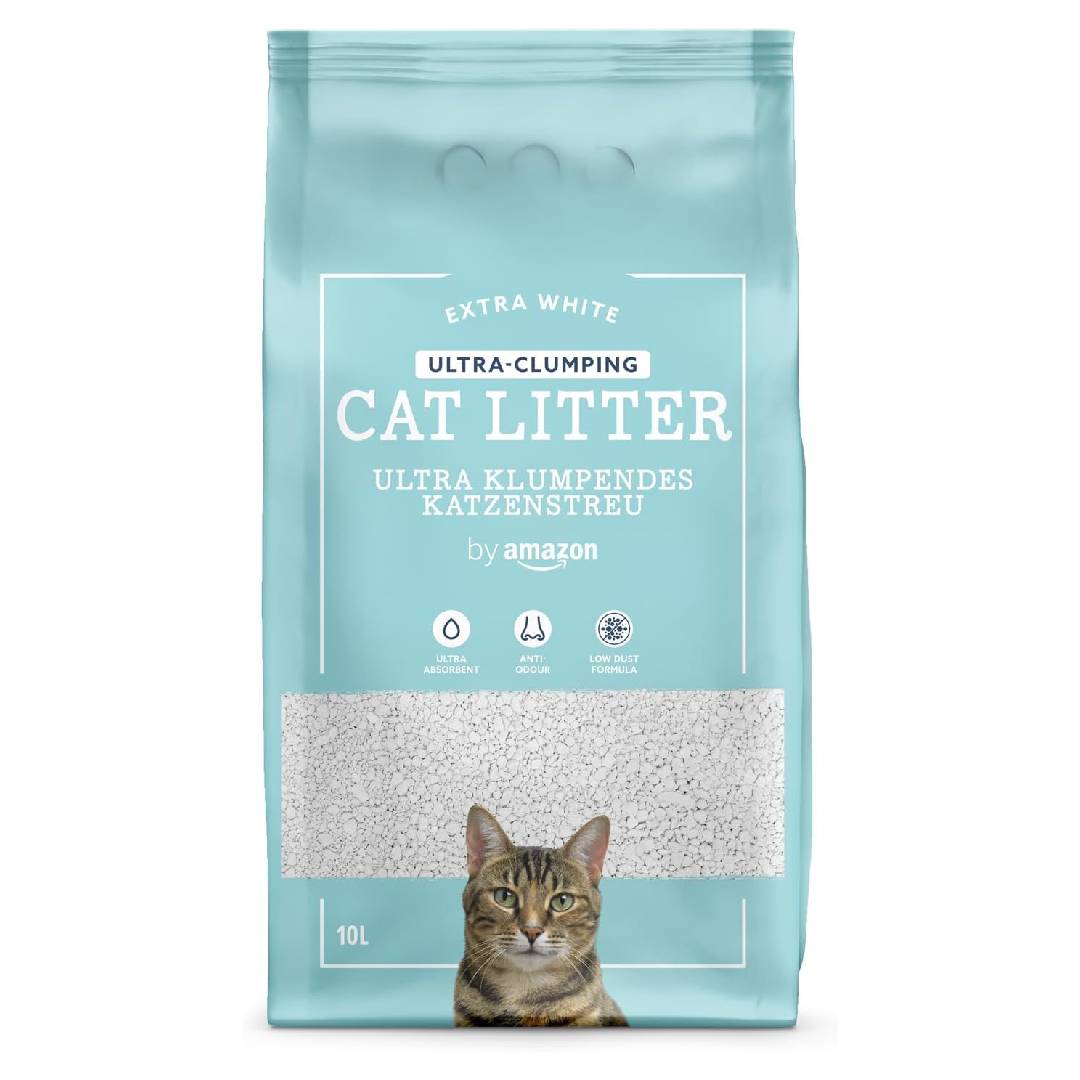 by Amazon Extra White Ultra Clumping Cat Litter 10L