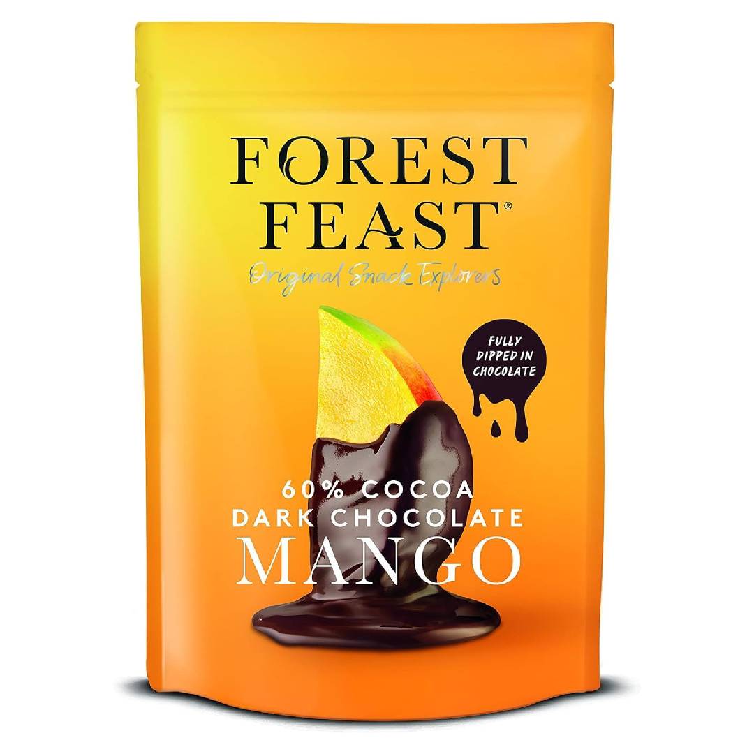 FOREST FEAST 60% Cocoa Dark Chocolate Mango 6 x 100g