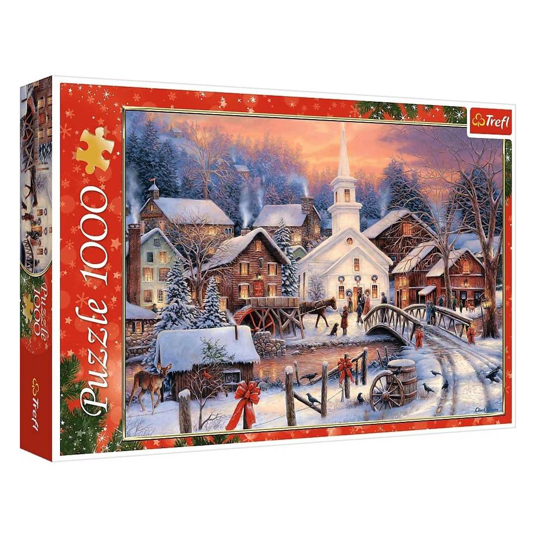 Trefl - Puzzle White Christmas - 1000 Pieces