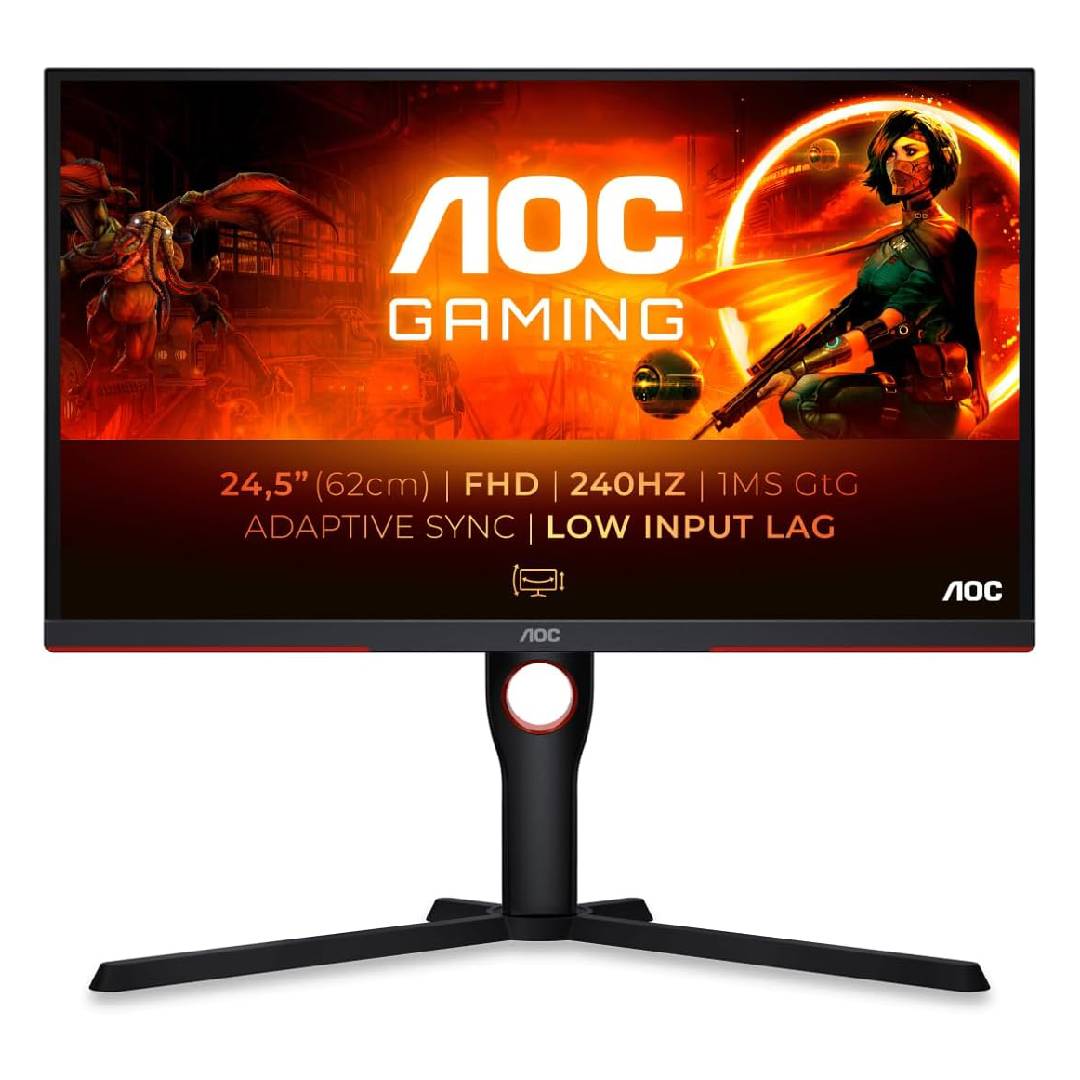 AOC Gaming 25G3ZM/BK - 24.5'' 240Hz FHD Monitor