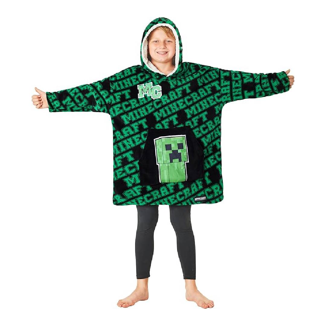 Minecraft Hoodie Blanket Boys Teens