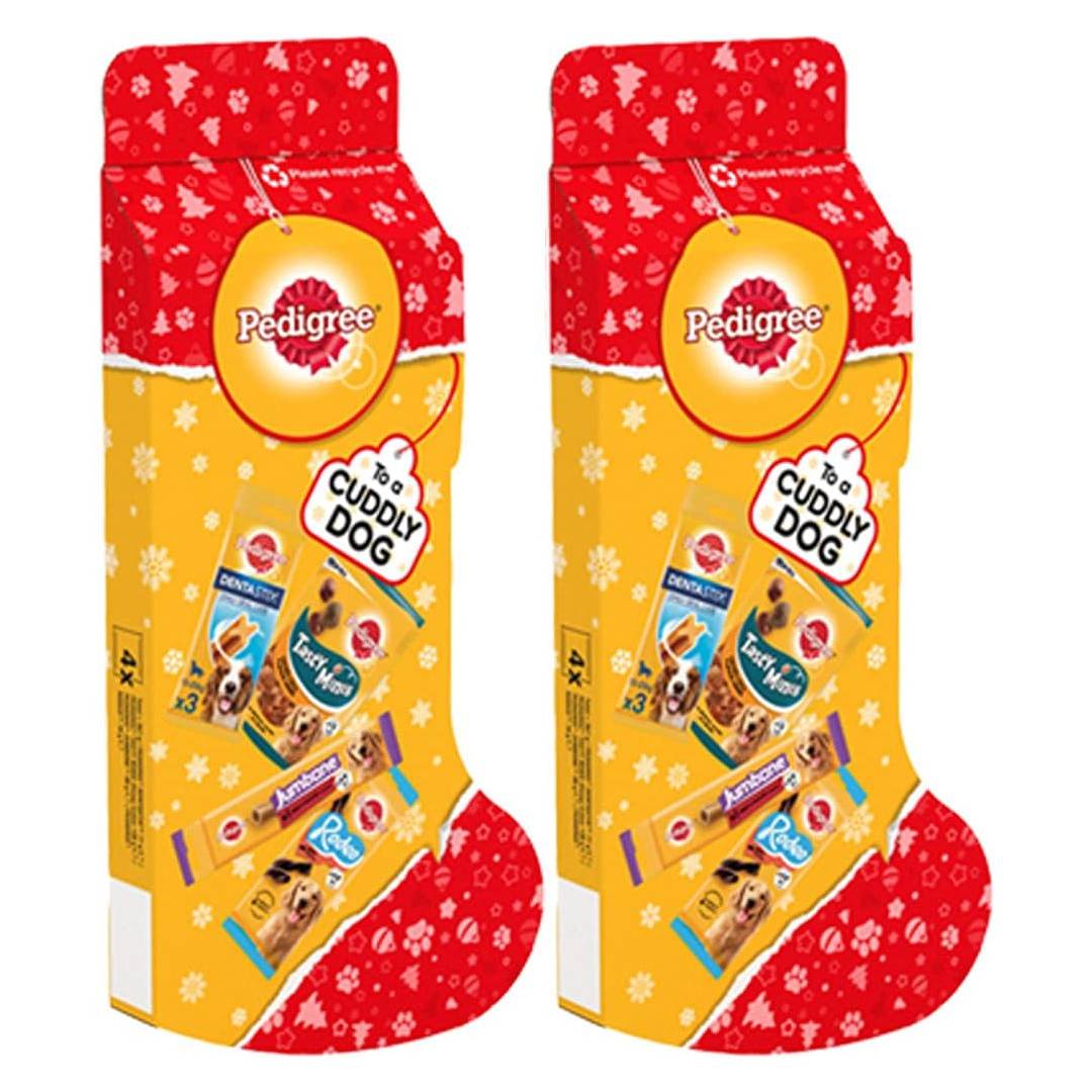Pedigree Christmas Dog Socks Pack of 2