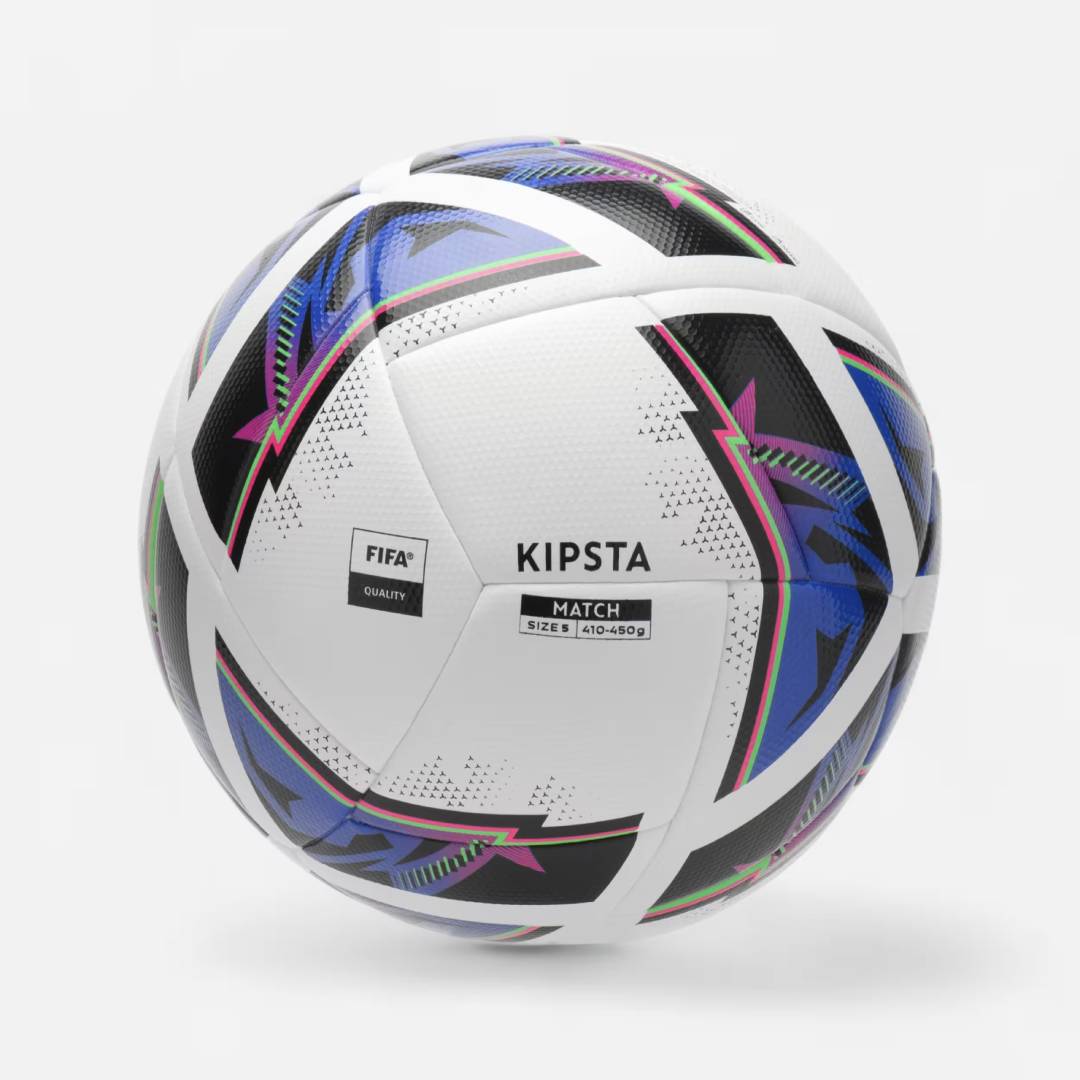 KIPSTA Size 5 FIFA Quality Football Hybrid 2 Match Ball - White