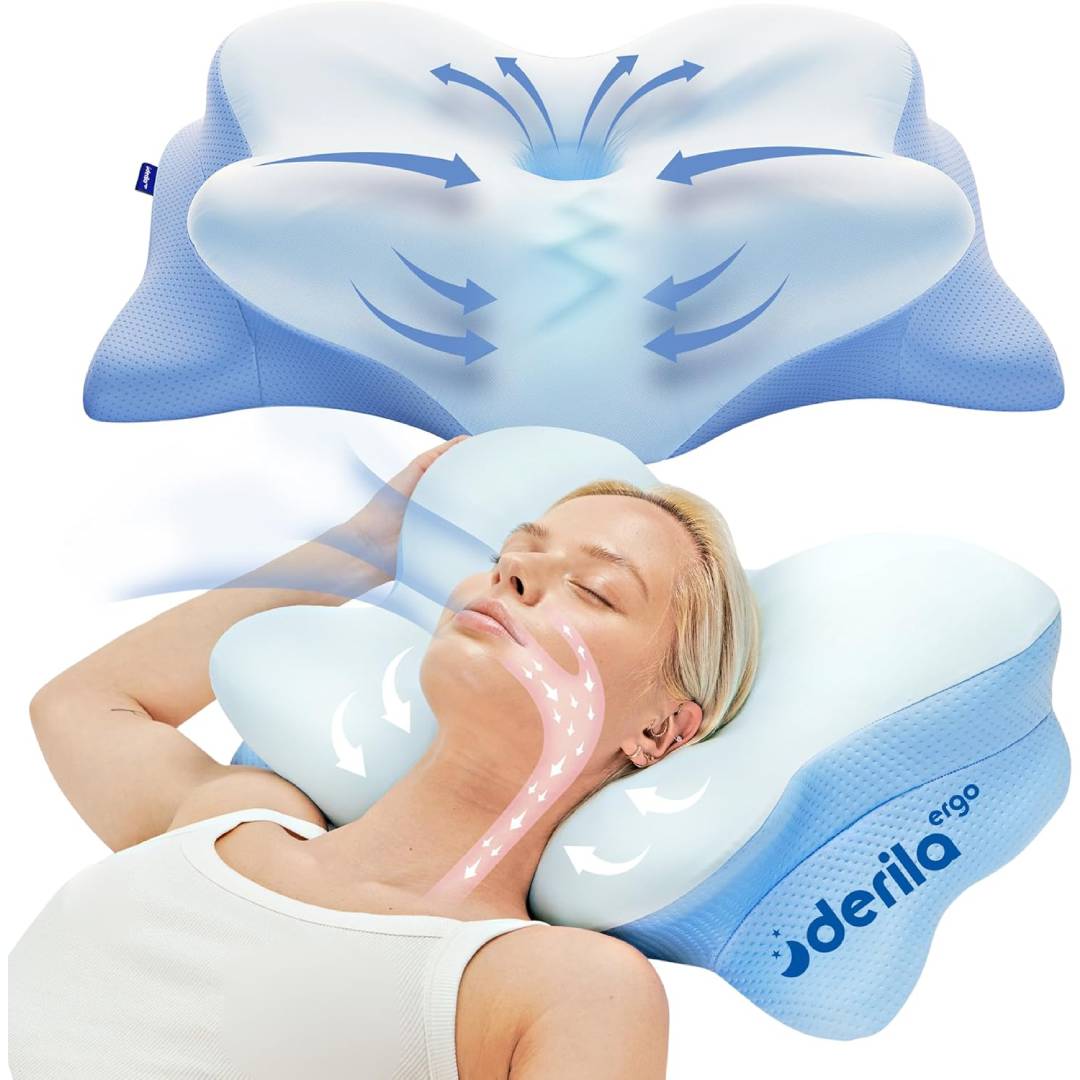 Derila Ergo Cervical Contour Memory Foam Pillow