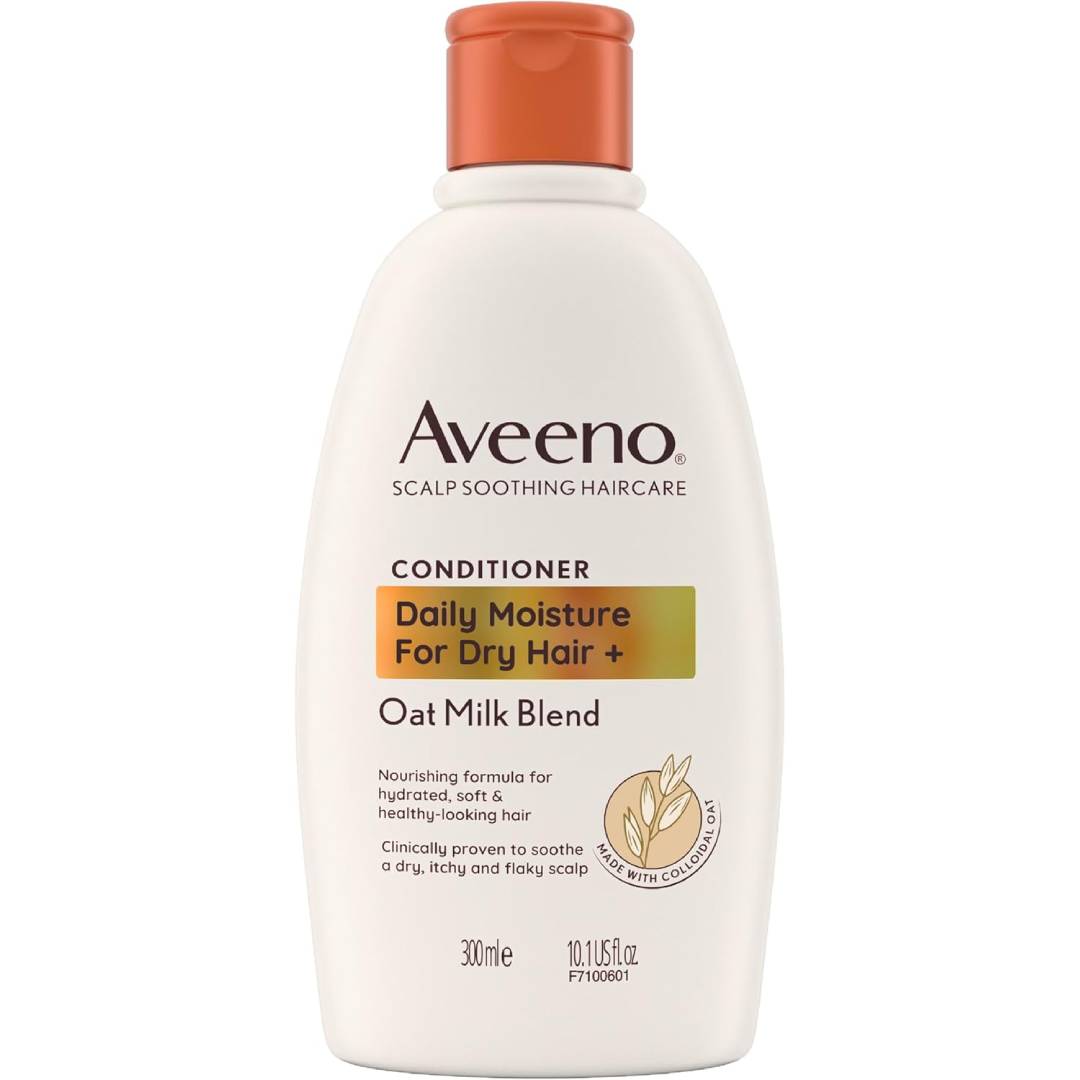 Aveeno Hydrating Oat Milk Scalp Soothing Conditioner for Dry Hair 300ml