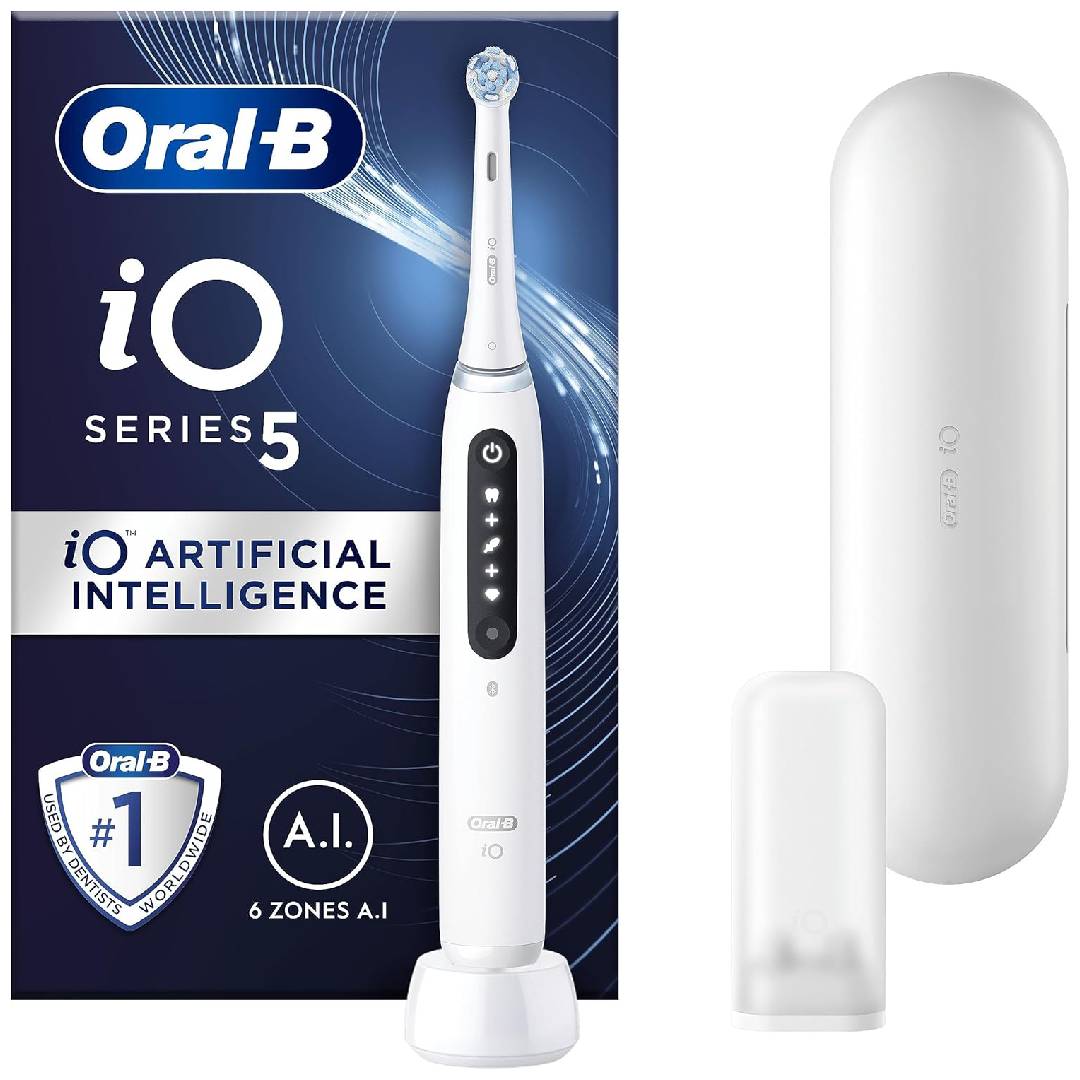 Oral-B iO5 Electric Toothbrushes For Adults,1 Toothbrush Head & Travel Case