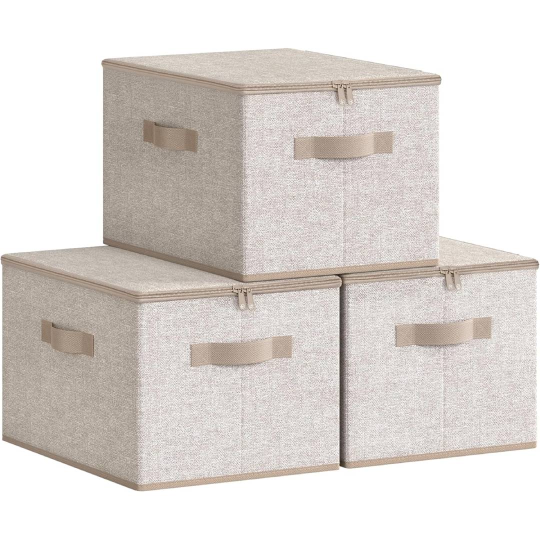 SONGMICS storage box with lid