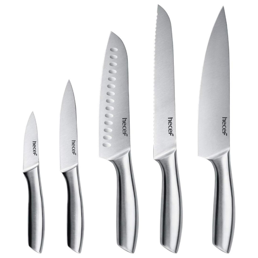 stainless steel kitchen knife set