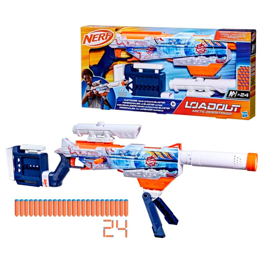 nerf arctic zerostriker blaster