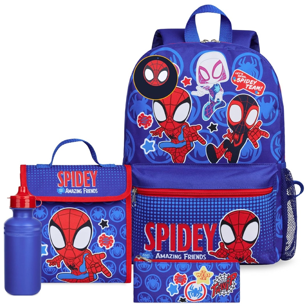 Spiderman backpack set