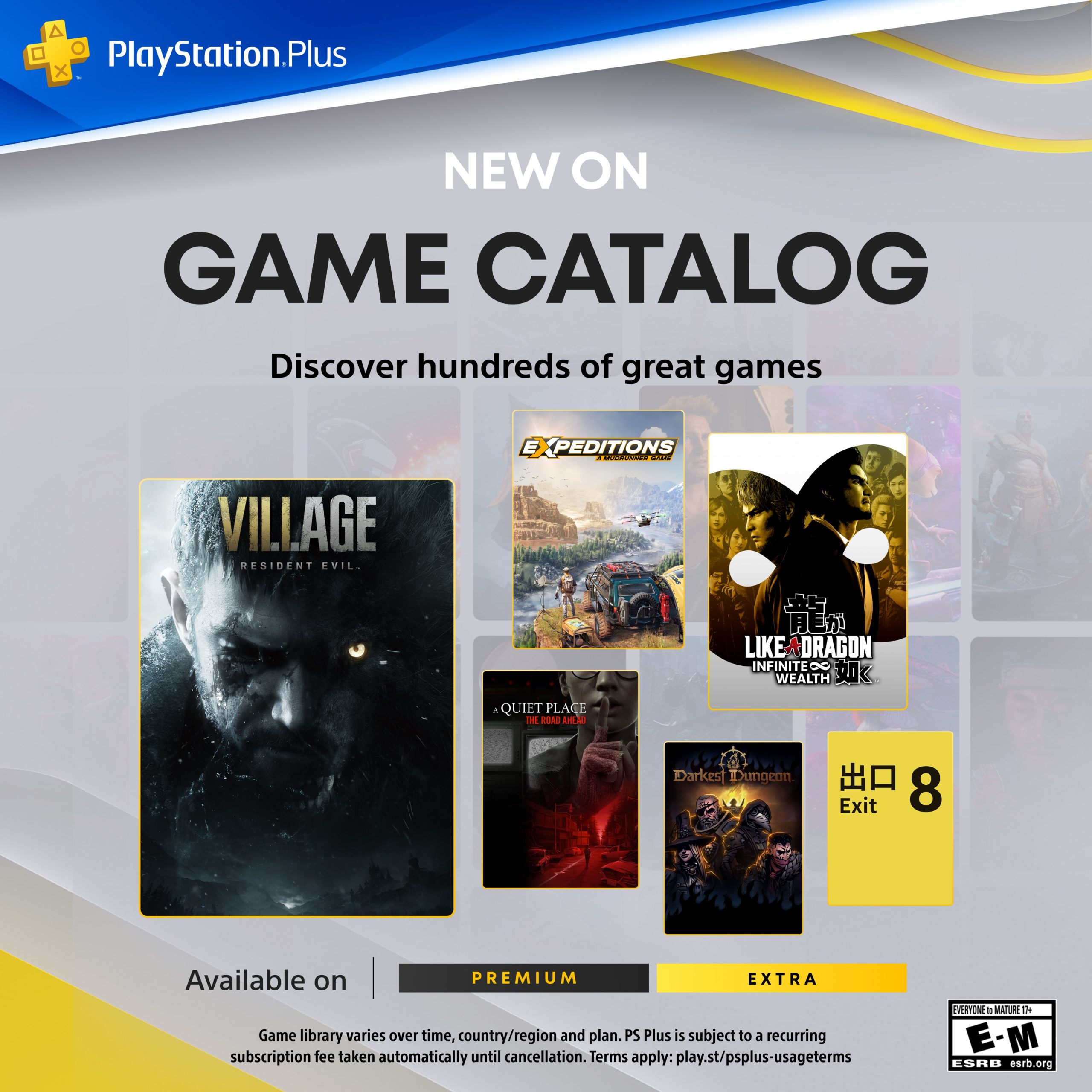 PS Plus Extra & Premium January 2026