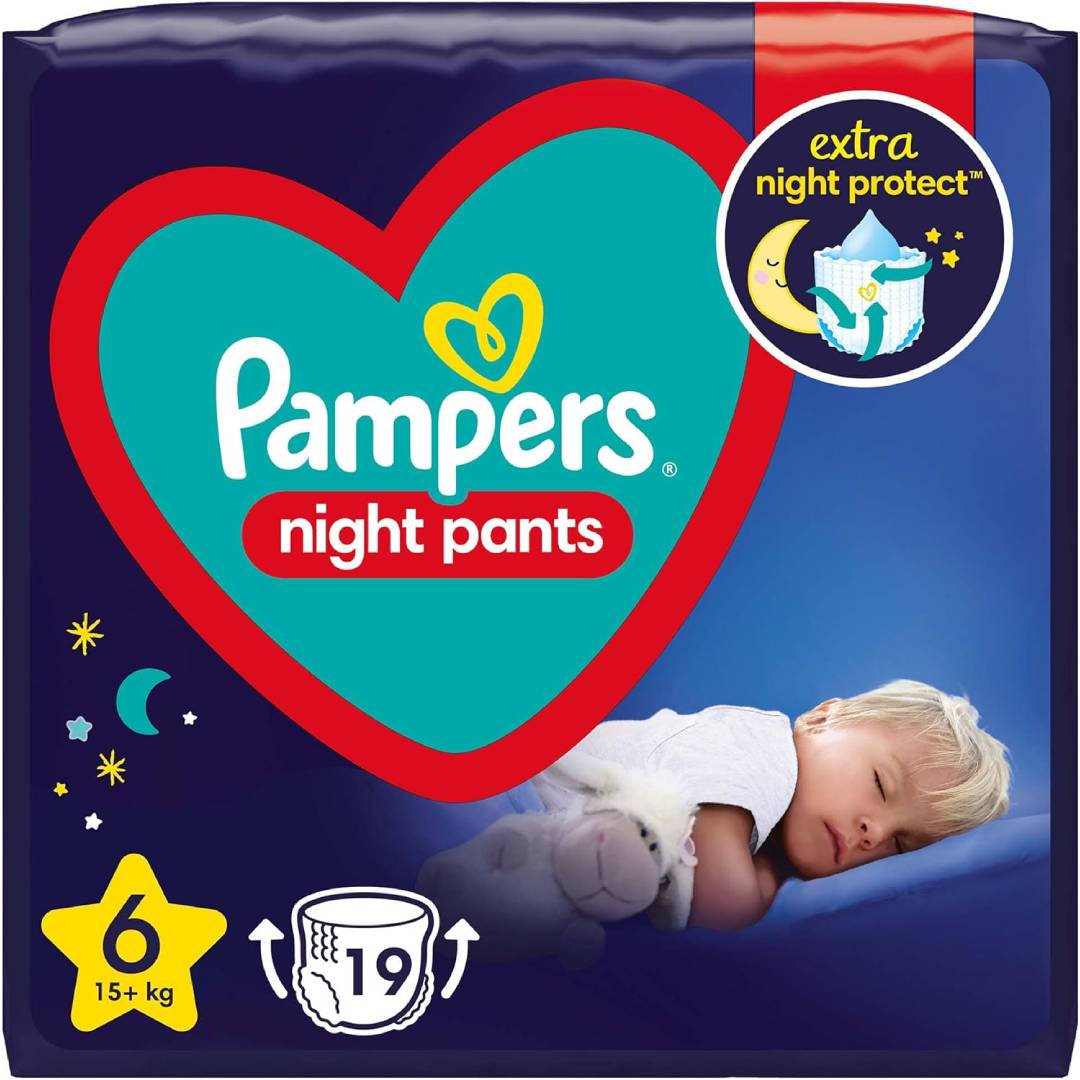 Pampers Night Pants Nappies Size 6 (15+ kg)