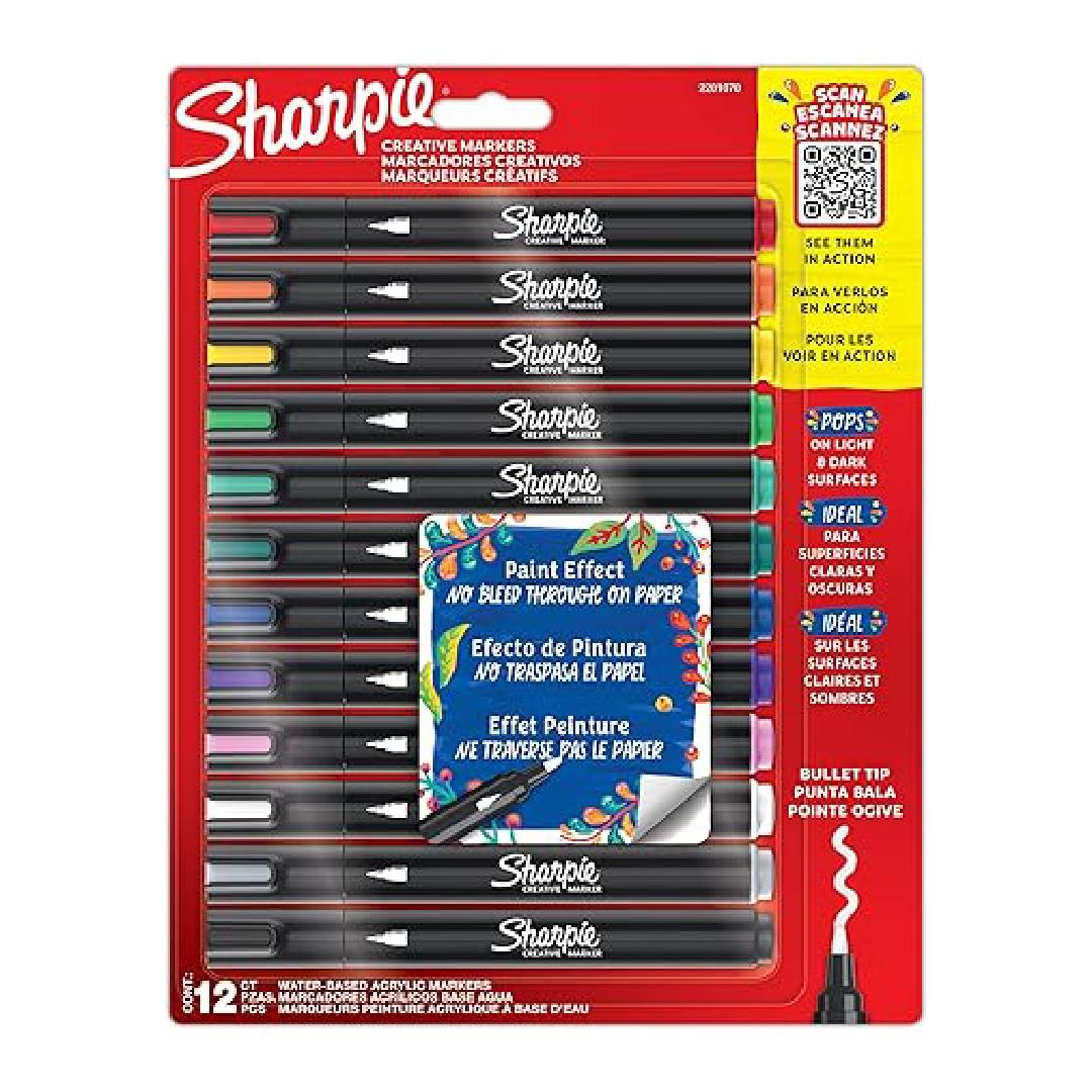 Sharpie Creative Marker Acrylic Paint Pens