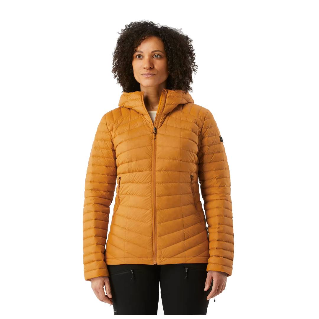 FORCLAZ Women's Mountain Trekking Hooded Down Jacket - MT100 -5°C